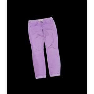 l.e.i. purple skinny jeans size 3